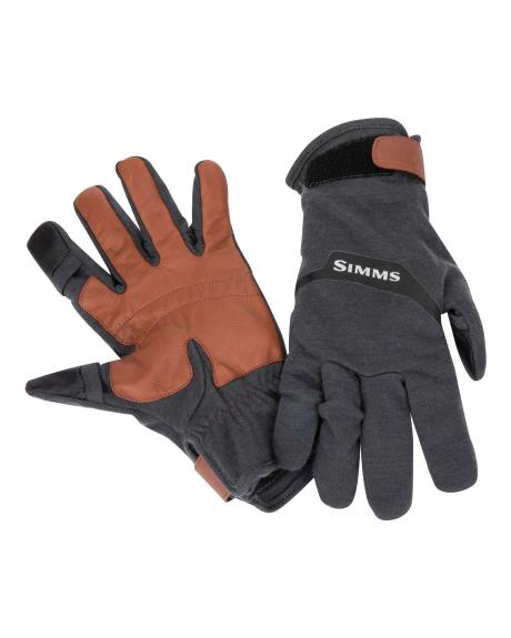 Simms Lightweight Wool Flex Glove in Carbon